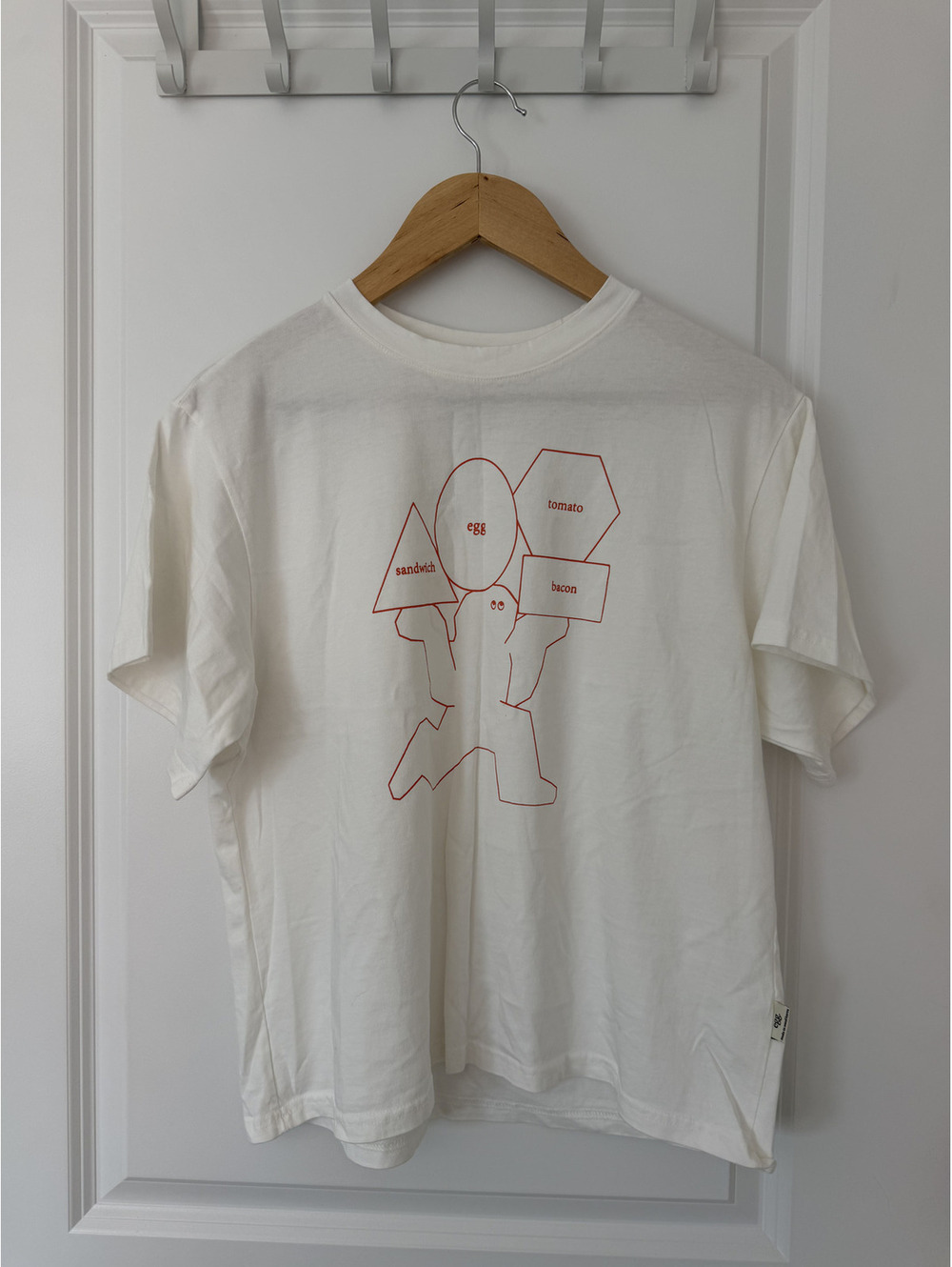 Egg Graphic Print Short Sleeve T-Shirt